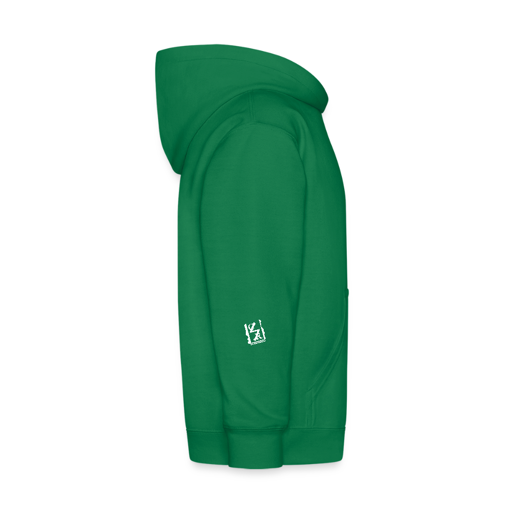 Grateful Skull Kids Hoodie - kelly green