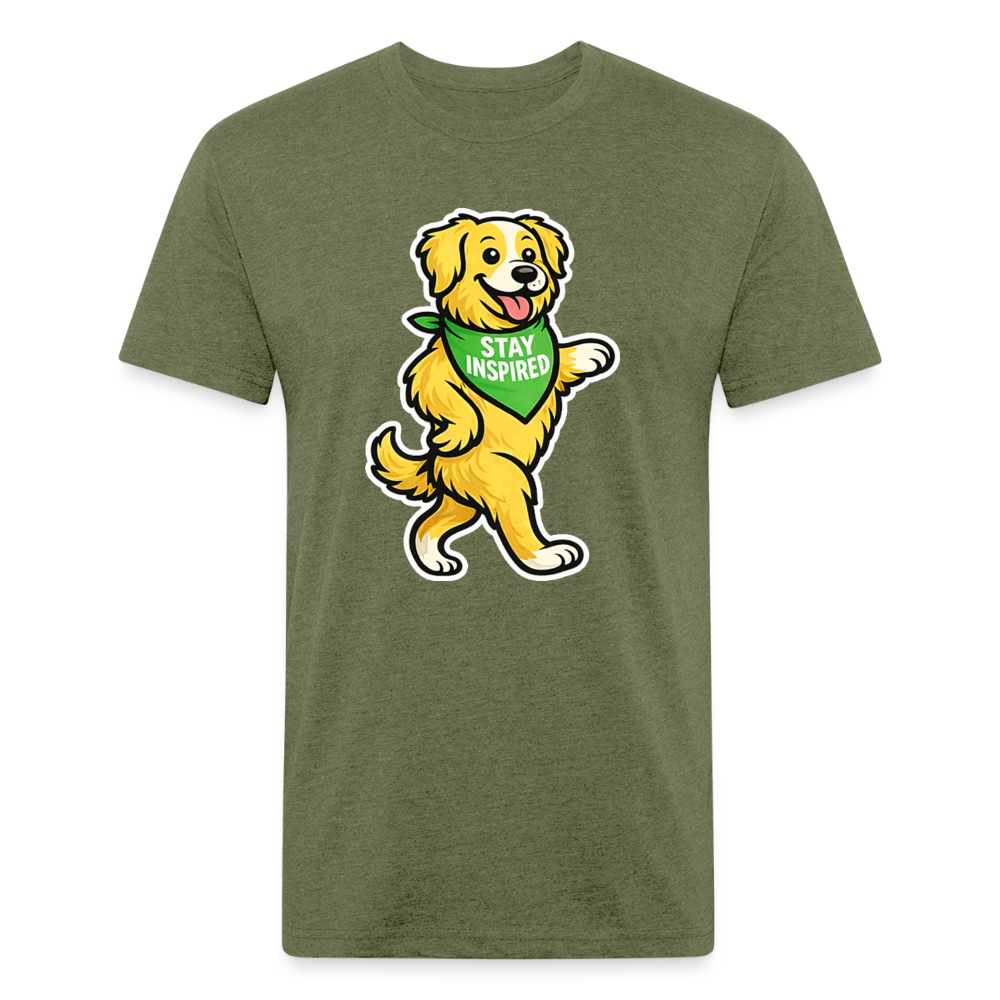Dancing Golden Tee - heather military green