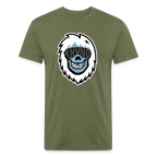 Chazer X Khuno: Skeleton Yeti Tee - heather military green