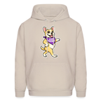 Dancing Frenchie Hoodie - Sand