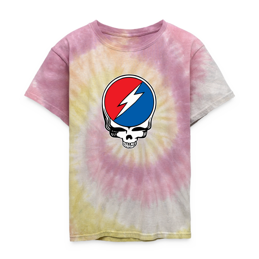 Grateful Skull Kids Tie Dye T-Shirt - Desert Rose