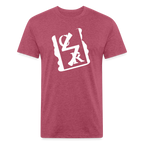 Logo Tee - heather burgundy