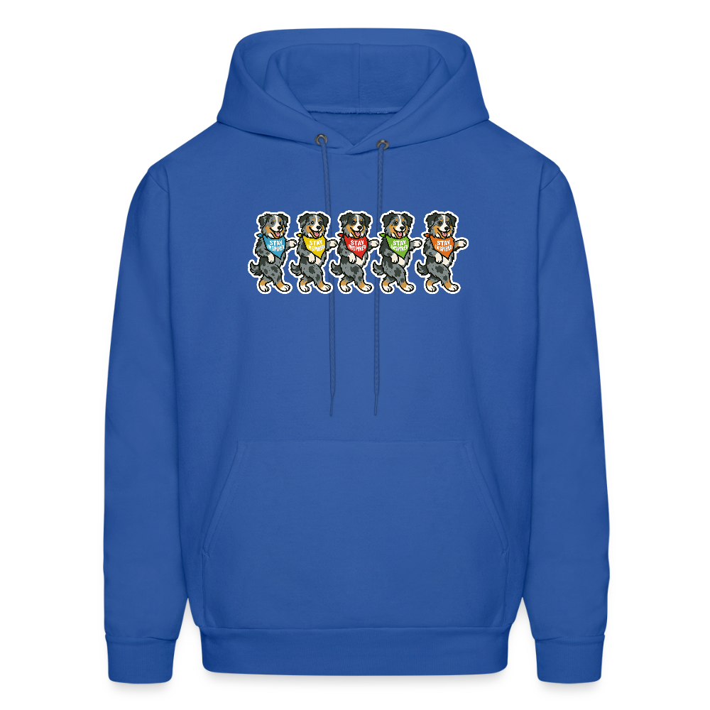 Dancing Aussies Hoodie - royal blue