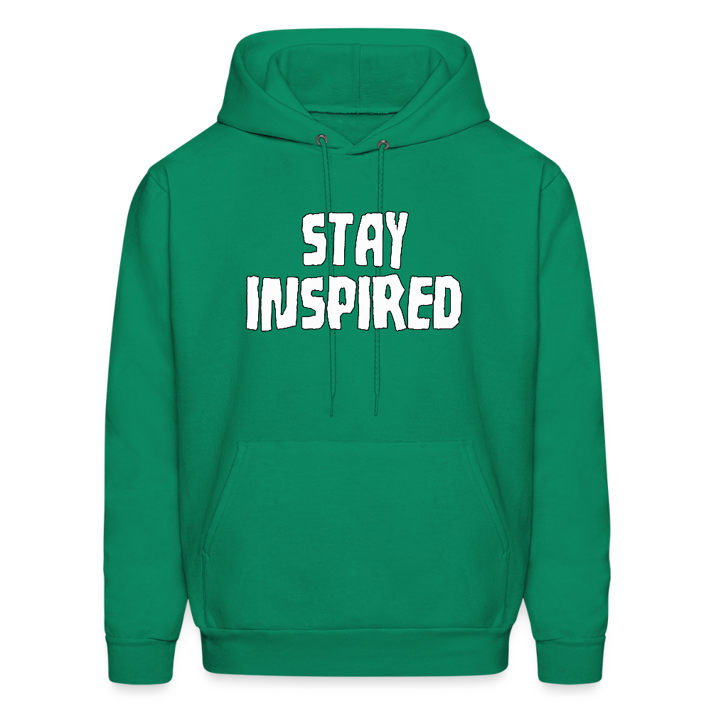 Stay Inspired Hoodie - kelly green