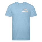 Skull & Snowboards Tee - heather blue