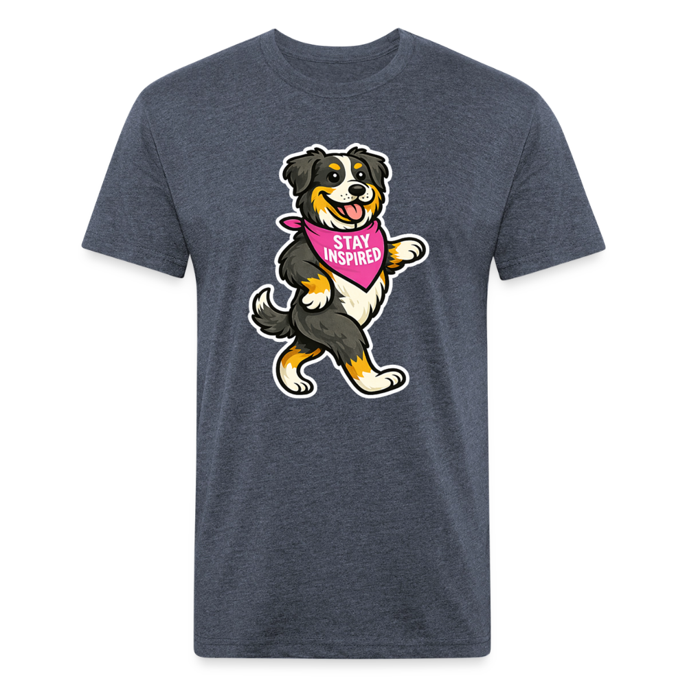 Dancing Berner Tee - heather navy
