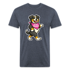 Dancing Berner Tee - heather navy