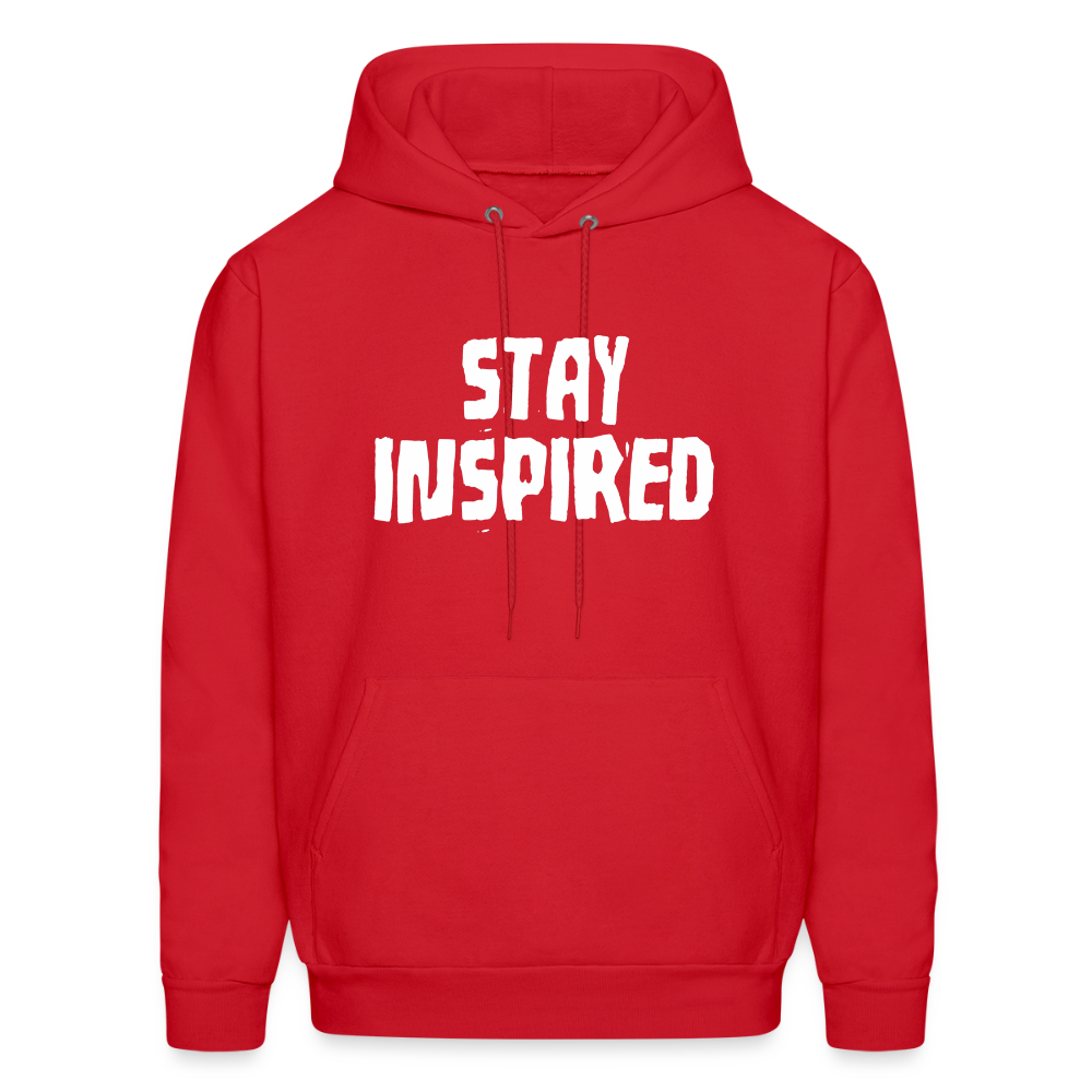 Stay Inspired Hoodie - red