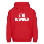 Stay Inspired Hoodie - red