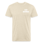 Skull & Snowboards Tee - heather cream