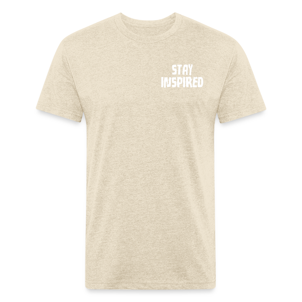 Skull & Snowboards Tee - heather cream