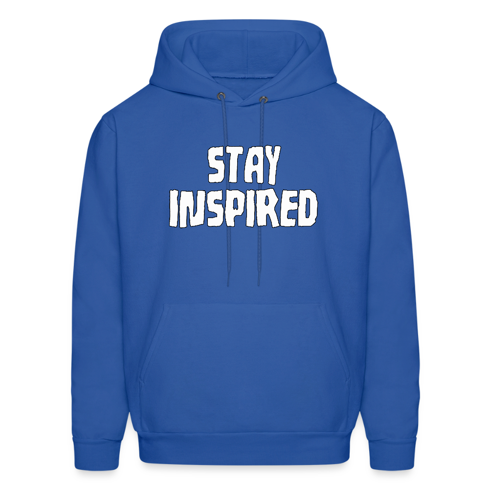 Stay Inspired Hoodie - royal blue