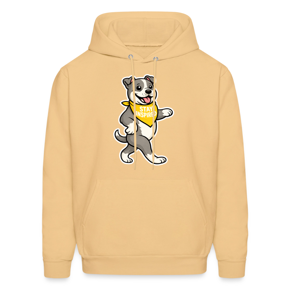 Dancing Pitbull Hoodie - light gold 