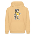 Dancing Pitbull Hoodie - light gold 