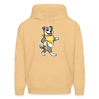 Dancing Pitbull Hoodie - light gold 