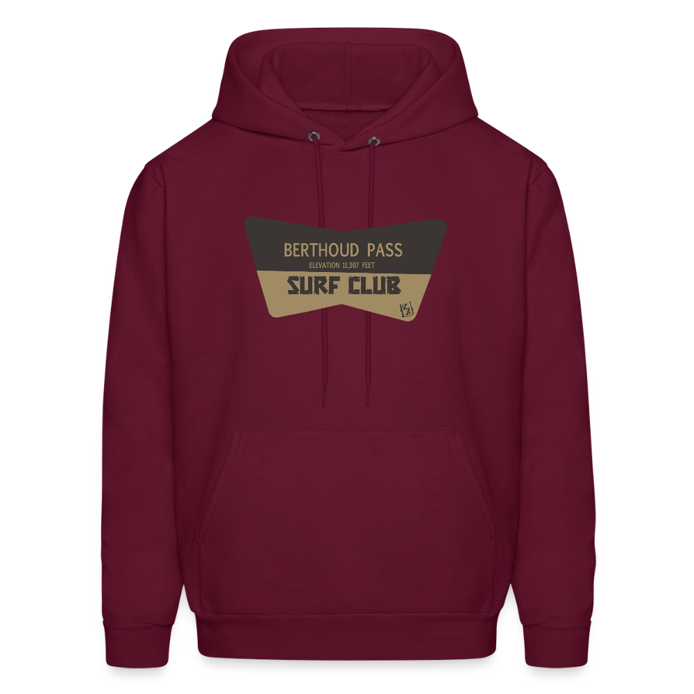 Berthoud Pass Surf Club Hoodie - burgundy