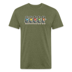 Dancing Aussie Tee - heather military green