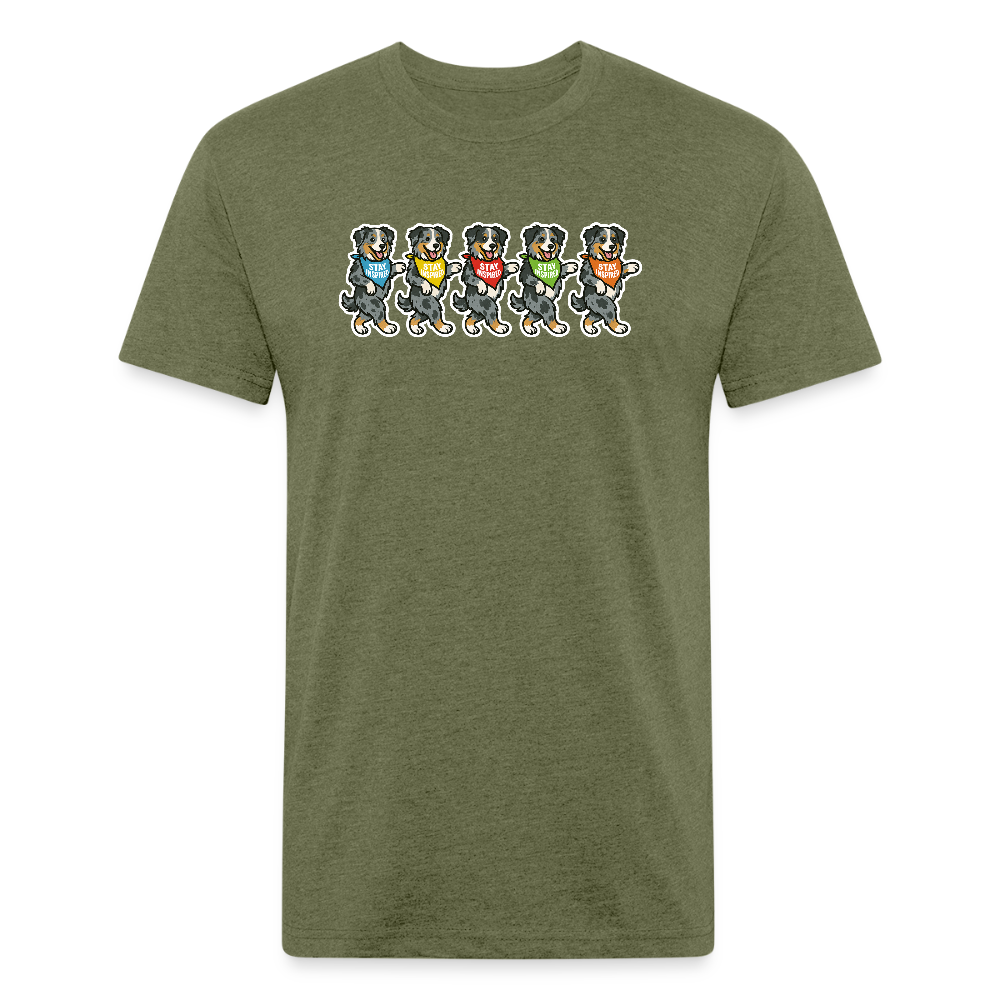 Dancing Aussie Tee - heather military green