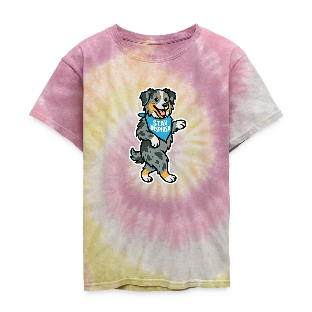 Dancing Aussie Kids Tie Dye T-Shirt - Desert Rose