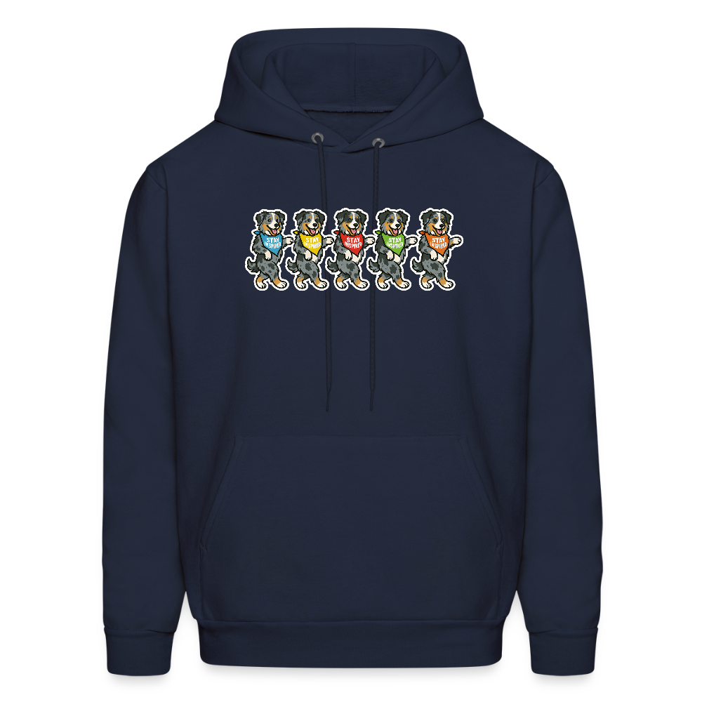 Dancing Aussies Hoodie - navy
