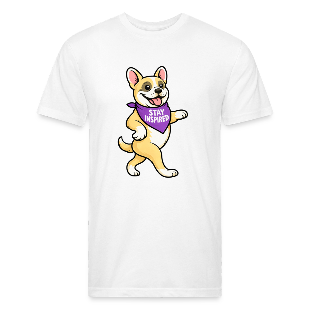 Dancing Frenchie Tee - white