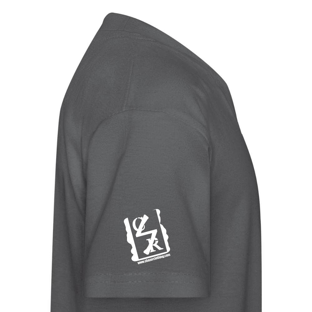 Dancing German Shepherd Kids T-Shirt - charcoal