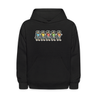 Dancing Aussies Kids' Hoodie - black