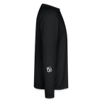 Skull and Hockey Sticks Long Sleeve Active Tee - black