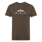 Peaks Tee - heather espresso