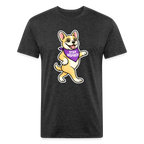 Dancing Frenchie Tee - heather black