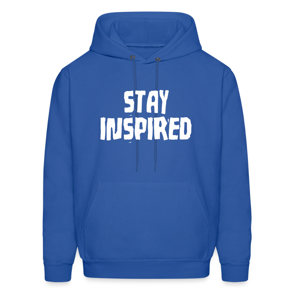 Stay Inspired Hoodie - royal blue