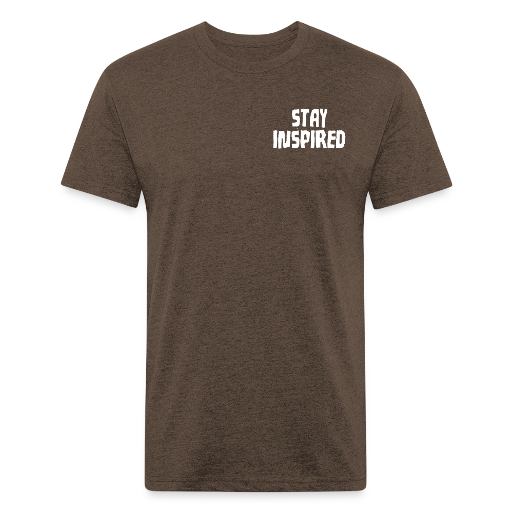 Skull & Golf Clubs Tee - heather espresso