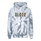 Dancing Aussie Tie Dye Hoodie - spider silver