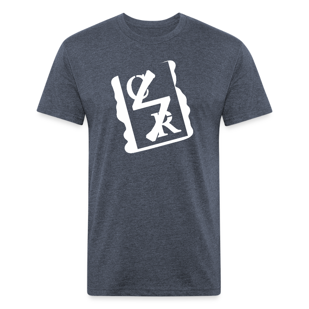 Logo Tee - heather navy