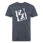 Logo Tee - heather navy