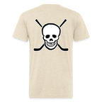 Skull and Hockey Sticks - heather cream