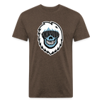 Chazer X Khuno: Skeleton Yeti Tee - heather espresso