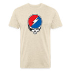 Grateful Skull Tee - heather cream