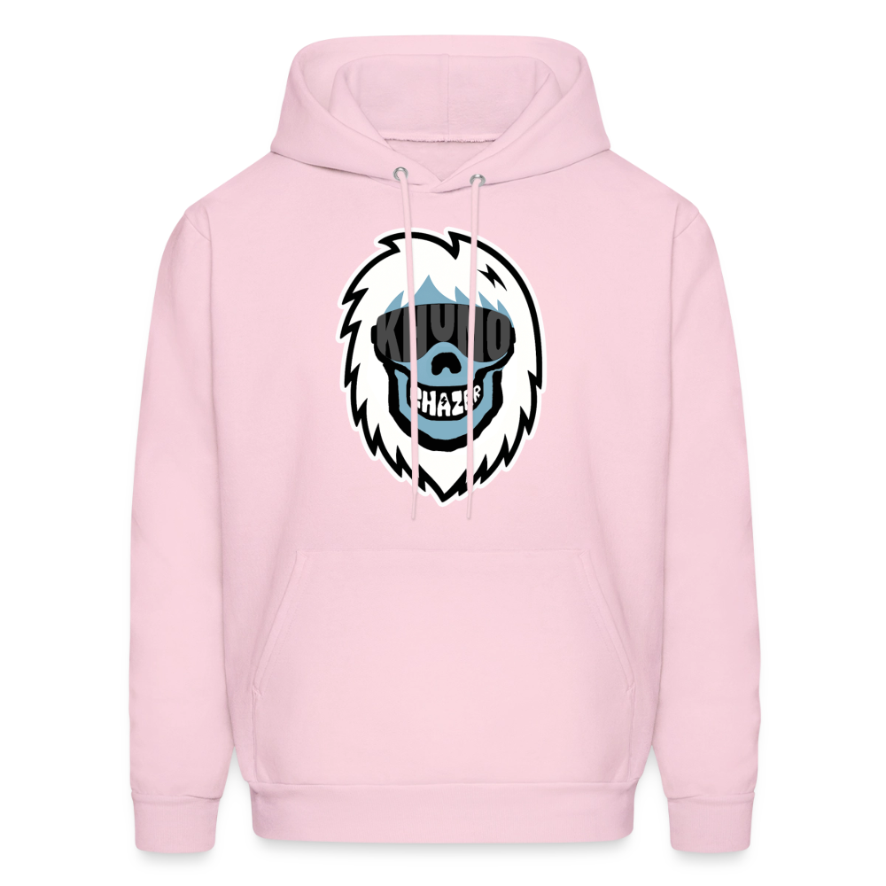 Chazer X Khuno: Skeleton Yeti Hoodie - pale pink