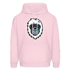 Chazer X Khuno: Skeleton Yeti Hoodie - pale pink