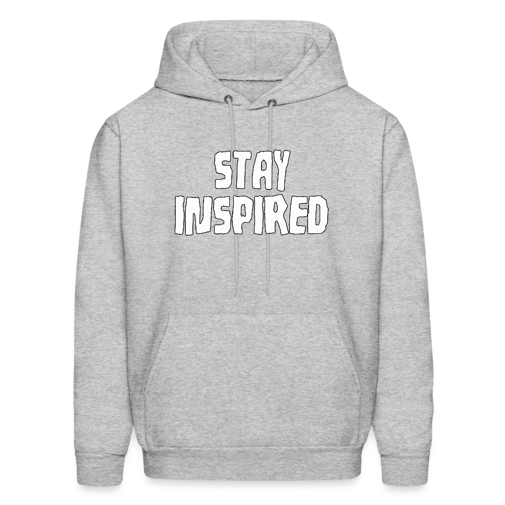Stay Inspired Hoodie - heather gray