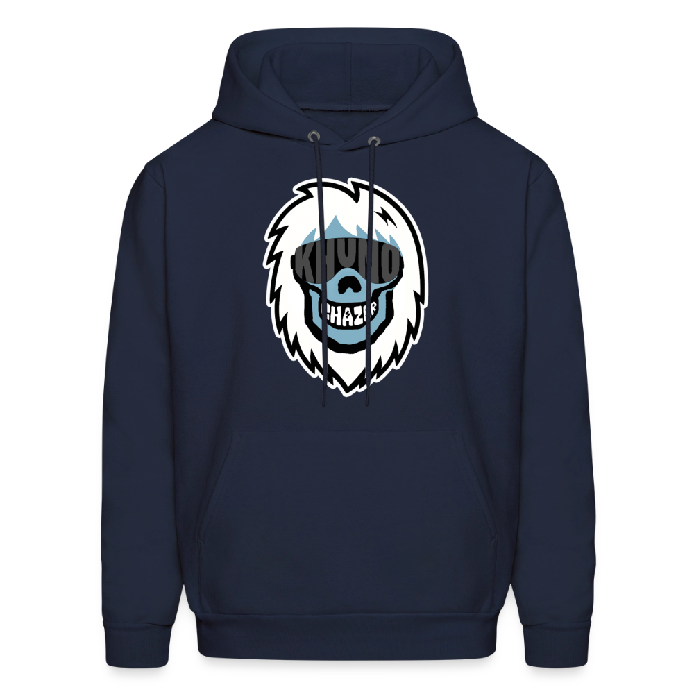 Chazer X Khuno: Skeleton Yeti Hoodie - navy