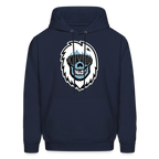 Chazer X Khuno: Skeleton Yeti Hoodie - navy