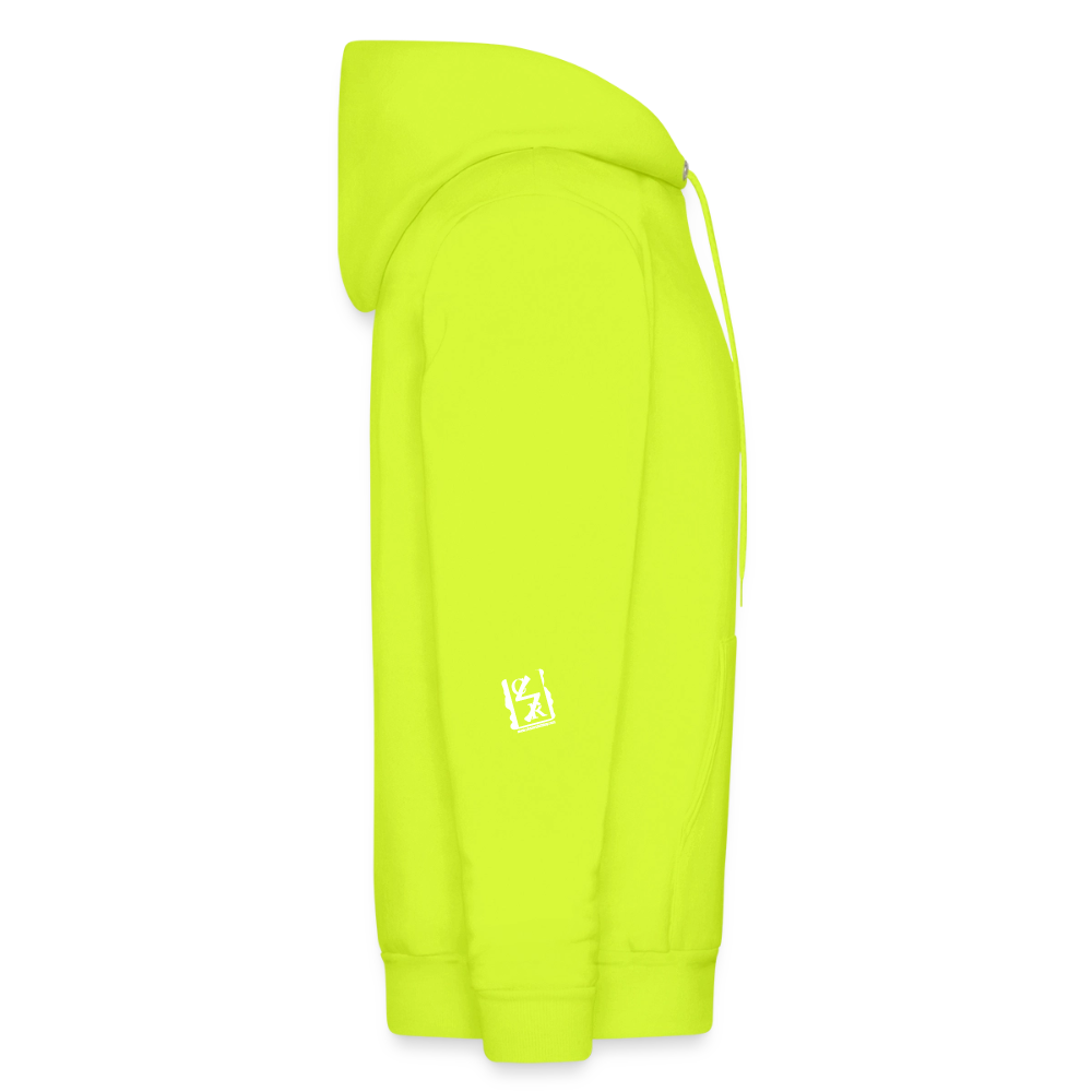 Dancing Frenchie Hoodie - safety green