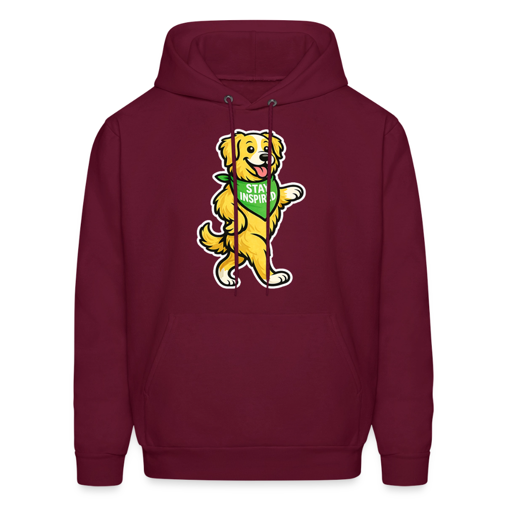 Dancing Golden Hoodie - burgundy