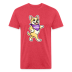 Dancing Frenchie Tee - heather red
