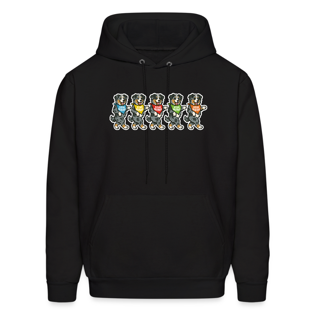 Dancing Aussies Hoodie - black