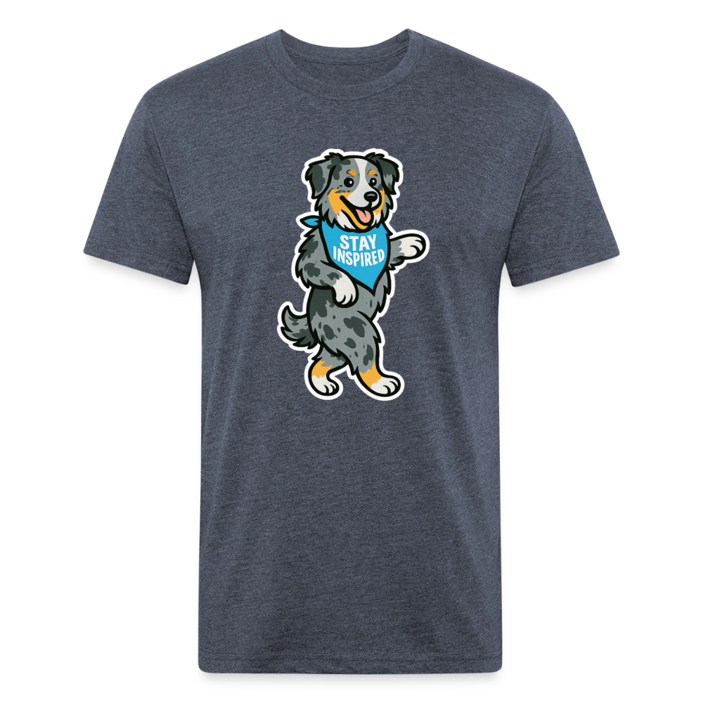 Dancing Aussie Tee - heather navy
