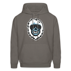 Chazer X Khuno: Skeleton Yeti Hoodie - asphalt gray
