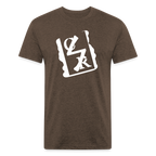 Logo Tee - heather espresso